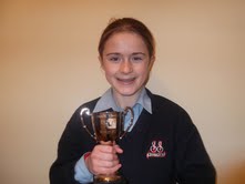 Aoife O'Brien winner of the Connaught secondary schools minor girls cross country